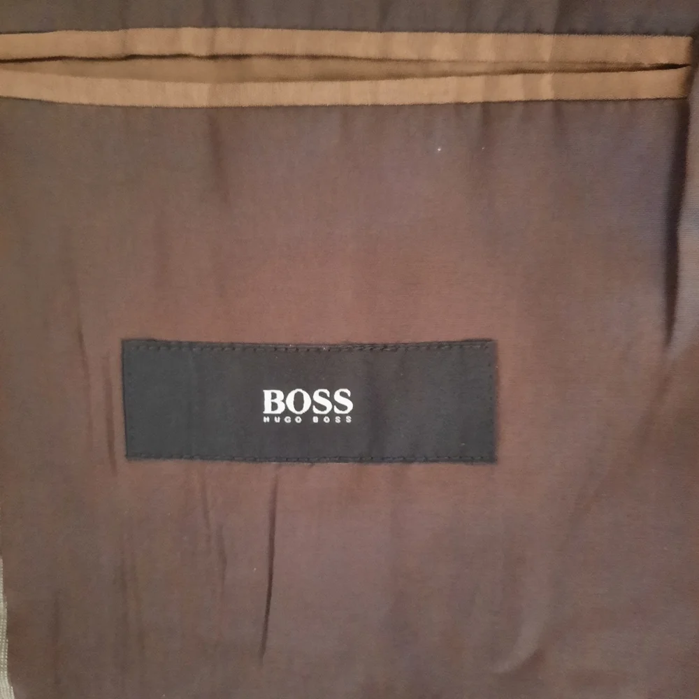 Hugo boss vtg USA virgin wool sport coat jacket sz 42 long - Picture 7 of 7